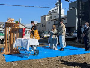 大阪　地鎮祭　注文住宅